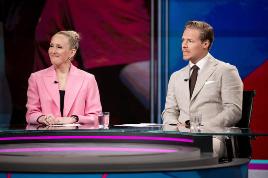 Kim Martin Hasson och Hampus Lindholm