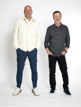 Magnus Wikman, assistant coach, and Peter Gerhardsson, head