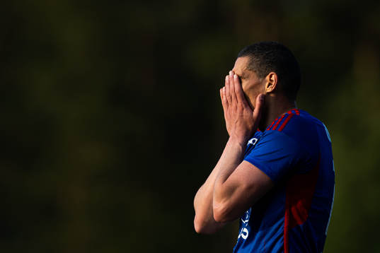 Mohamed Ofkir of Vålerenga reacts