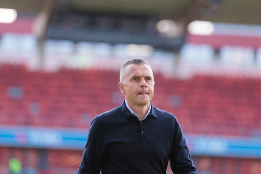 Östers tränare Srdjan Tufegdzic före fotbollsmatchen i