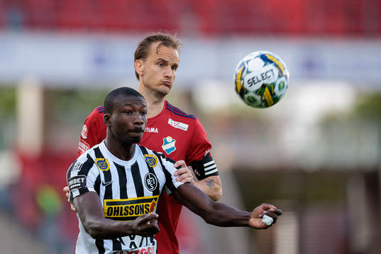 Landskronas Ousmane Diawara Östers Månz Berg
