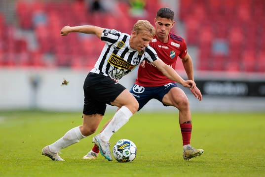 Landskronas Edvin Dahlqvist och Östers Ahmed Bonnah