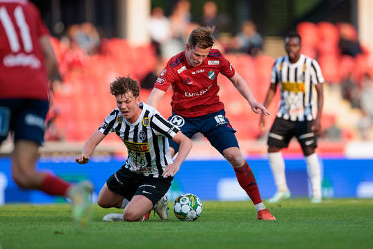 Landskronas Max Nilsson faller
