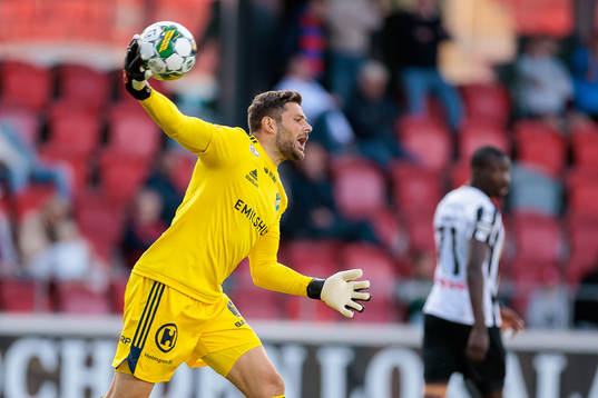 Östers målvakt Miloje Prekovic