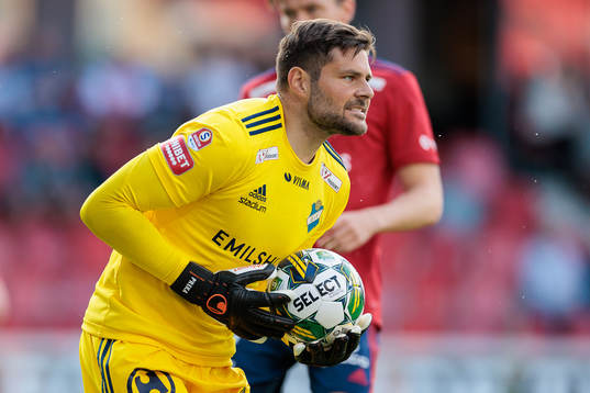 Östers målvakt Miloje Prekovic