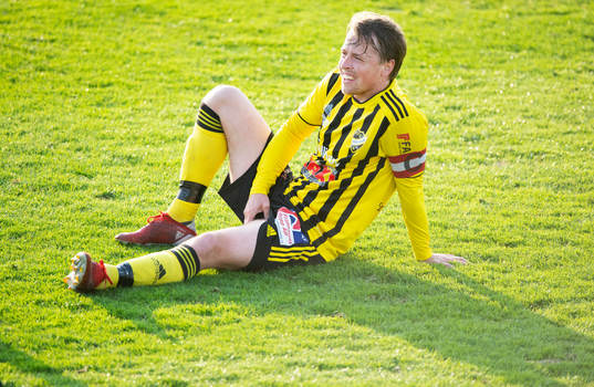 IFK Hässleholms Robin Strömberg skadad och utgick i