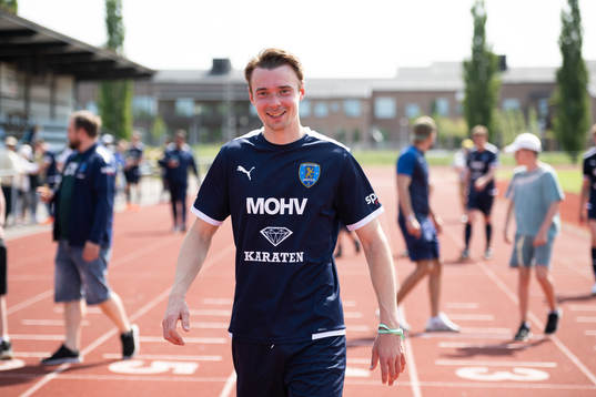 Staffanstorps Niklas Mårtensson jublar