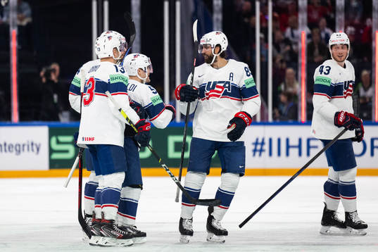 Nick Bonino, Connor Mackey, Rocco Grimaldi, Alex Tuch and