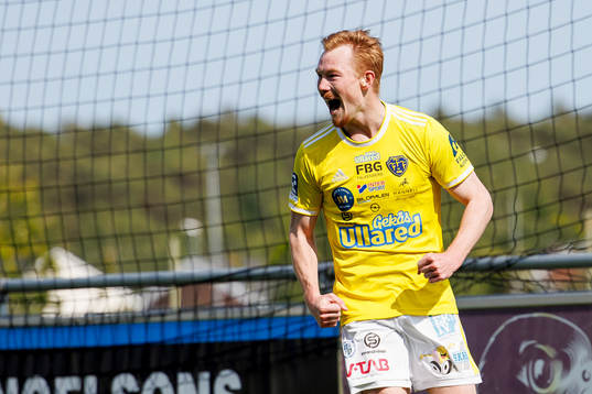 under fotbollsmatchen i Ettan södra mellan Falkenberg och