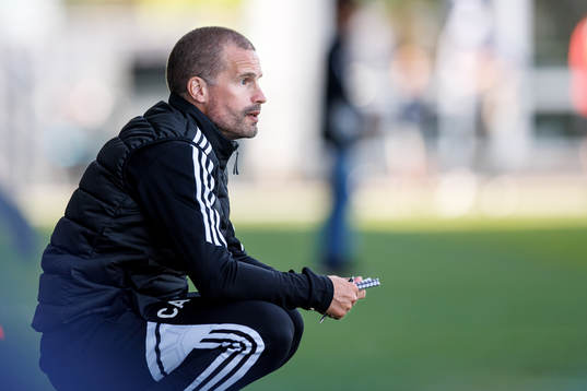 Falkenbergs tränare Christoffer Andersson