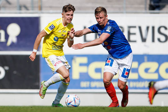 Falkenbergs Remo Gotfredsen Grgic och Åtvidabergs Carl