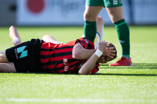 Brommapojkarnas Ludvig Fritzson har ont