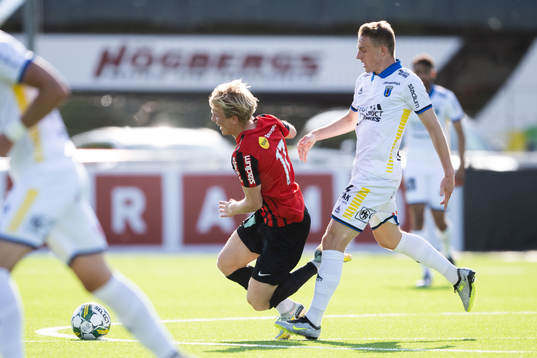 Brommapojkarnas Alexander Jensen och Sirius Magnus Kaastrup