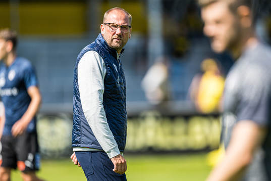 Halmstads tränare Magnus Haglund