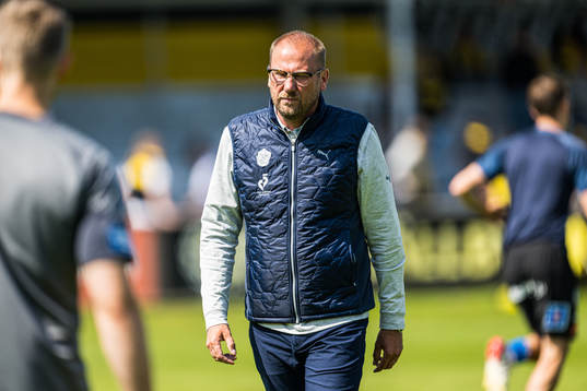 Halmstads tränare Magnus Haglund