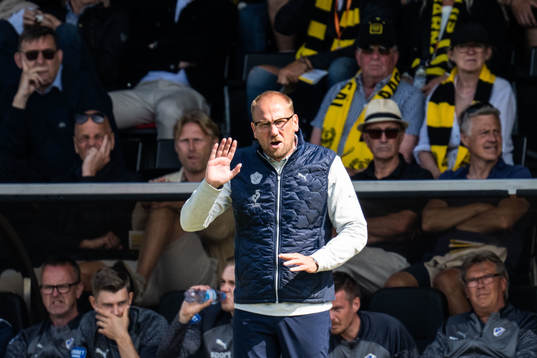 Halmstads tränare Magnus Haglund