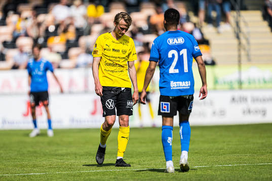 Mjällbys Alexander Johansson  deppar
