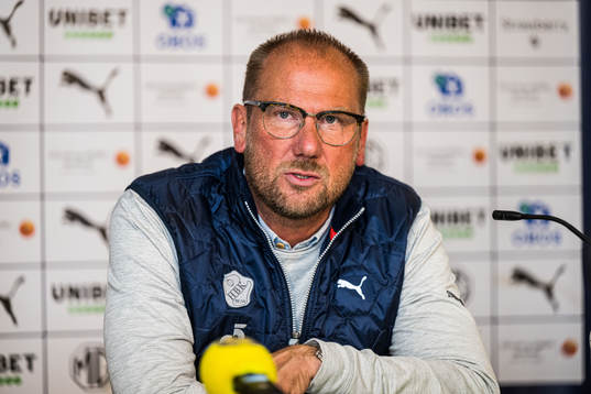 Halmstads tränare Magnus Haglund