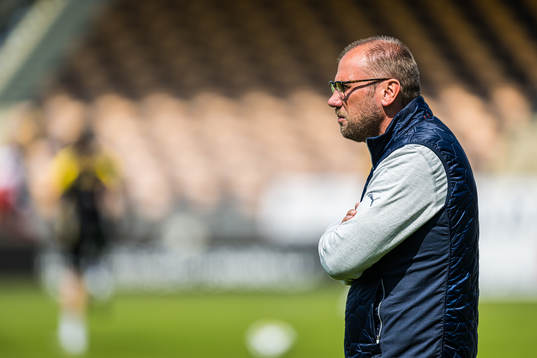 Halmstads tränare Magnus Haglund