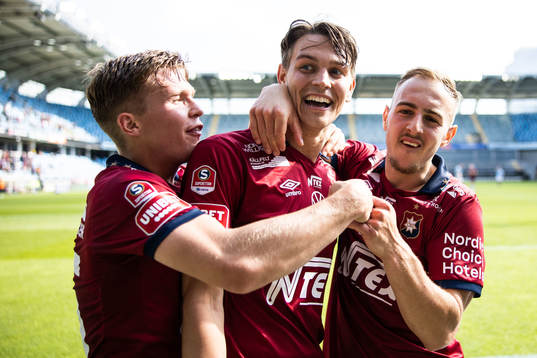 Örgrytes Isak Dahlqvist, Noah Christoffersson och Amel