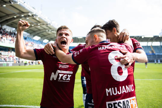 Örgrytes Isak Dahlqvist, Noah Christoffersson och Amel