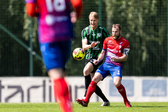 Högaborgs Viktor Wihlstrand och Höganäs Emil Åberg