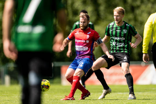 Höganäs Emil Åberg och Högaborgs Viktor Wihlstrand