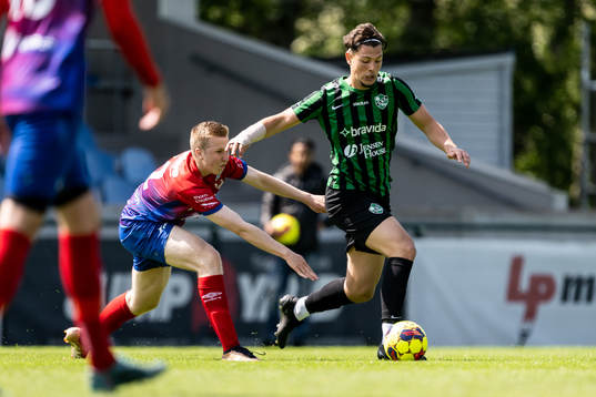 Höganäs Leo Subaric och Högaborgs Armin Celebic