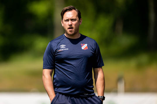 Höganäs tränare Luke Owen