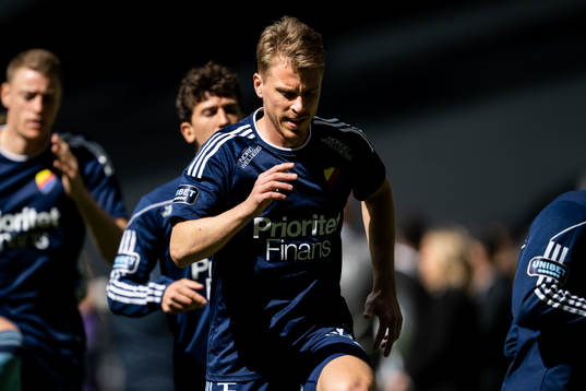 Djurgårdens Rasmus Schuller fotbollsmatchen i Allsvenskan