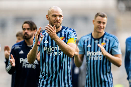 Djurgårdens Marcus Danielson jublar