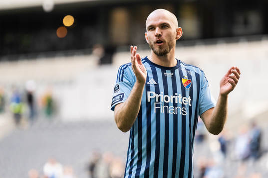Djurgårdens Marcus Danielson jublar