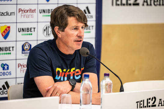 Djurgårdens tränare Thomas Lagerlöf