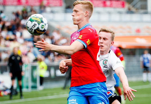 Helsingborgs Emil Hellman och Örebros Valgeir Valgeirsson