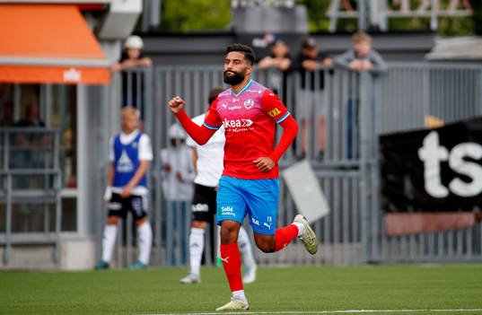 Helsingborgs Amin Al-Hamawi jublar