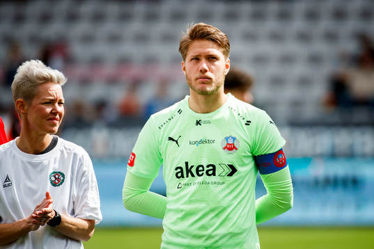 Helsingborgs målvakt Kalle Joelsson