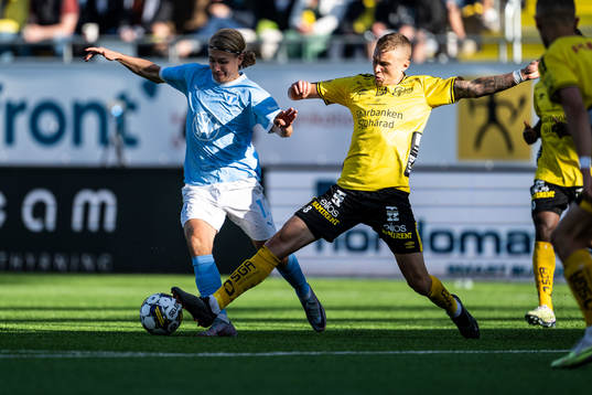 Malmö FFs Sebastian Nanasi och Elfsborgs Sebastian Holmen