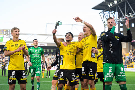 Elfsborgs Gottfrid Rapp, Ahmed Qasem, André Boman och
