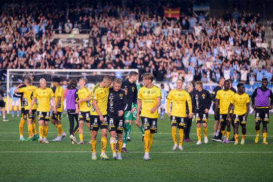 Elfsborgs spelare jublar