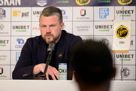 Elfsborgs manager Jimmy Thelin