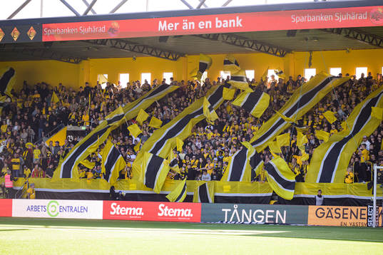 Elfsborgs supportrarnas tifo
