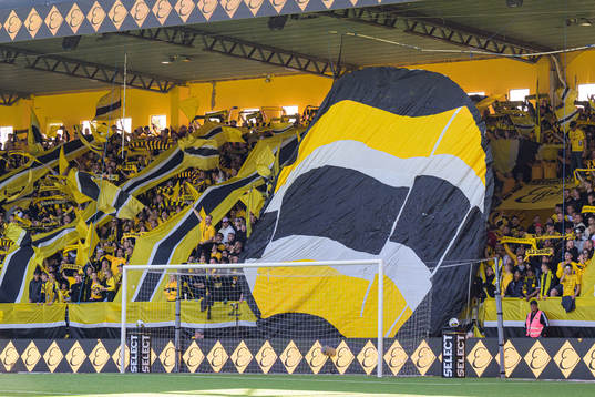 Elfsborgs supportrarnas tifo
