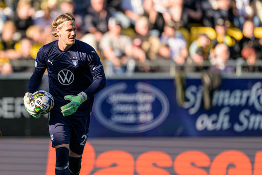 Malmö FFs målvakt Johan Dahlin