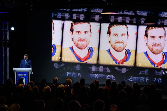 A video of former ice hockey player Henrik Zetterberg of