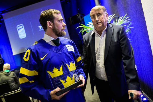 Former ice hockey player Henrik Zetterberg of Sweden and
