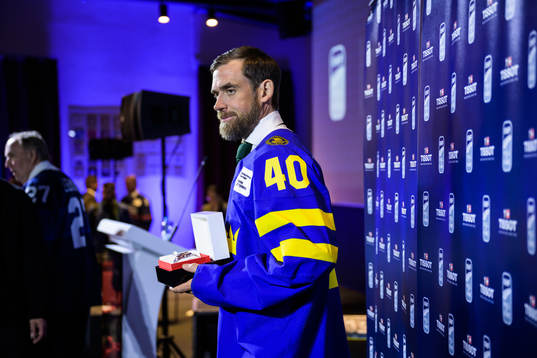 Former ice hockey player Henrik Zetterberg of Sweden