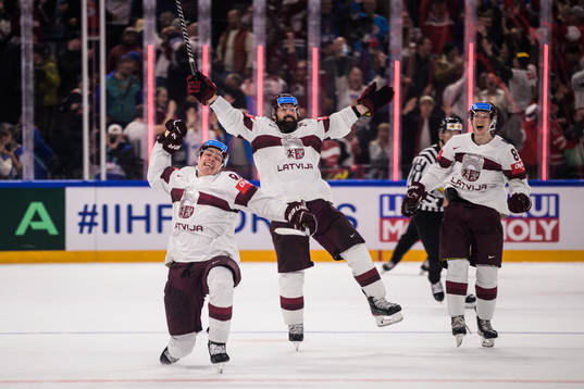Kristians Rubins, Kaspars Daugavins and Dans Locmelis of