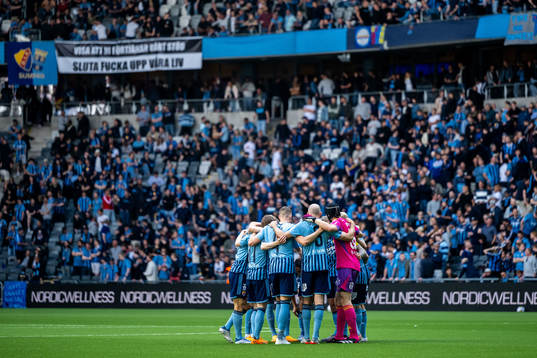 Djurgårdens spelare samlade