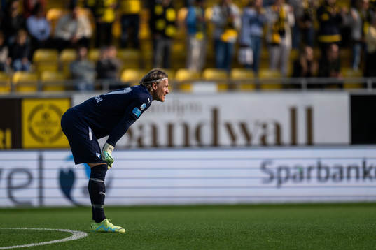Malmö FFs målvakt Johan Dahlin