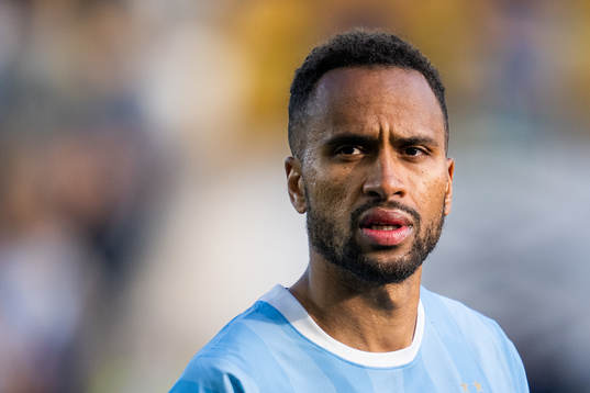Malmö FFs Isaac Kiese Thelin deppar